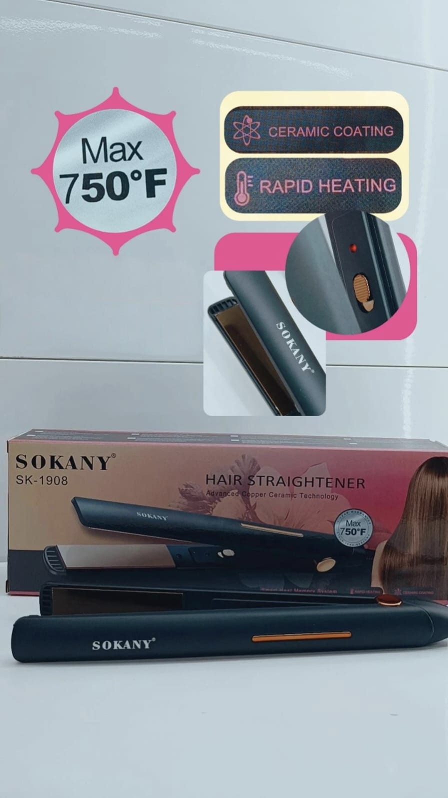 plancha de pelo sk 1908 (50w)