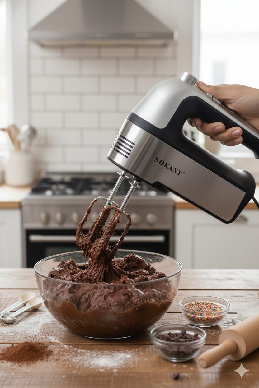 Batidora con Base| SK-6627| Potencia| estilo| control en cada mezcla|