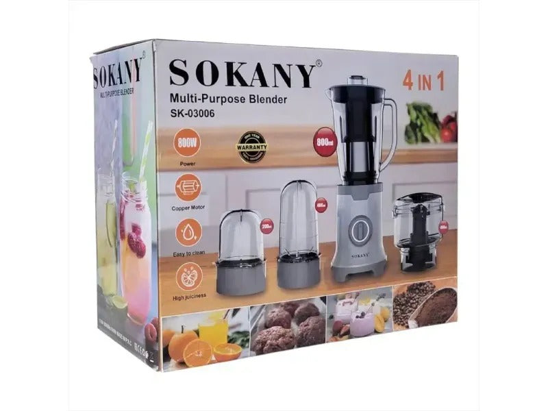 licuadora multiuso 800ml,4 en 1 /SK-03006/ /800W/