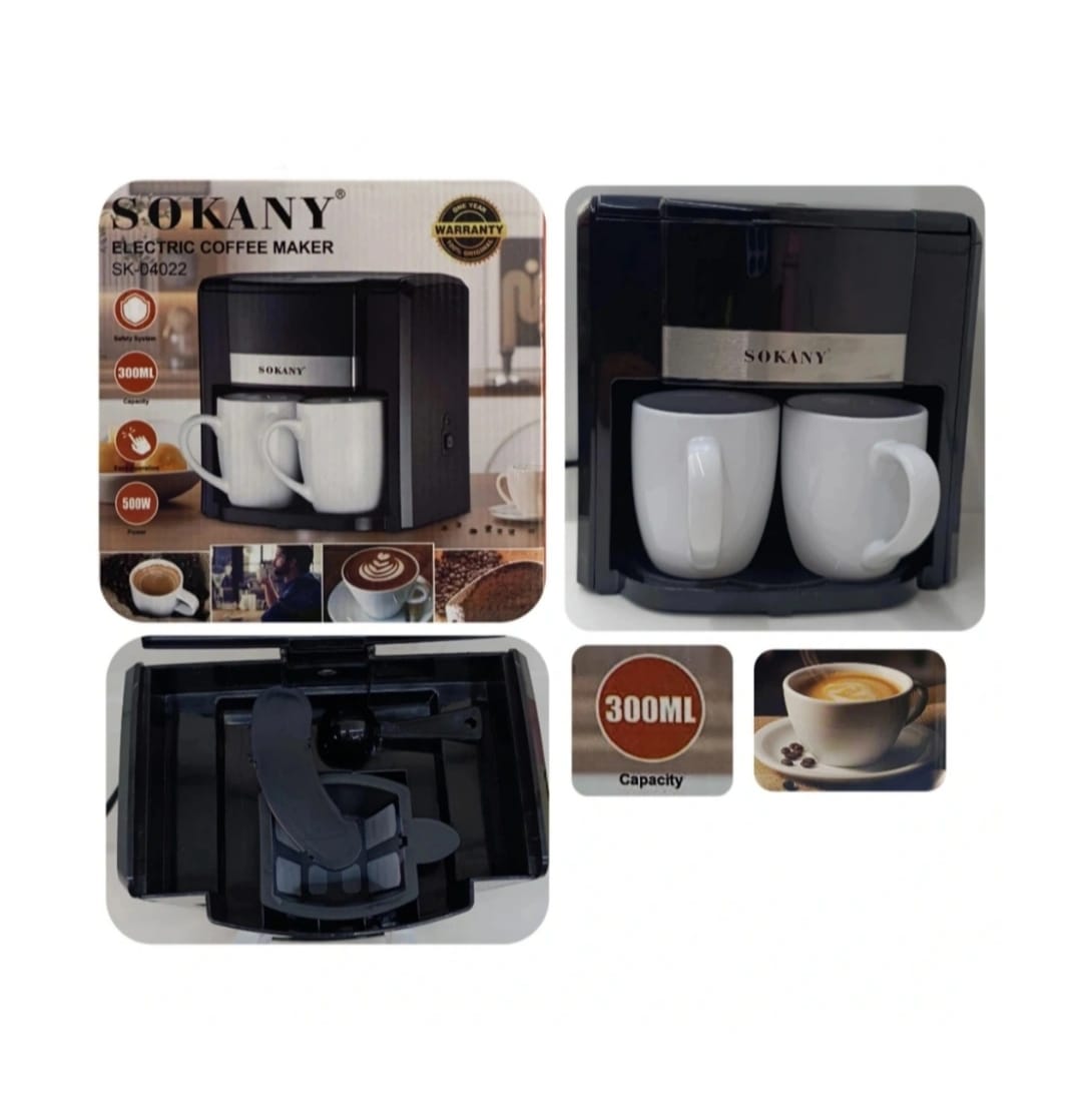 coffee maker sk-04022 (500w) 300ml