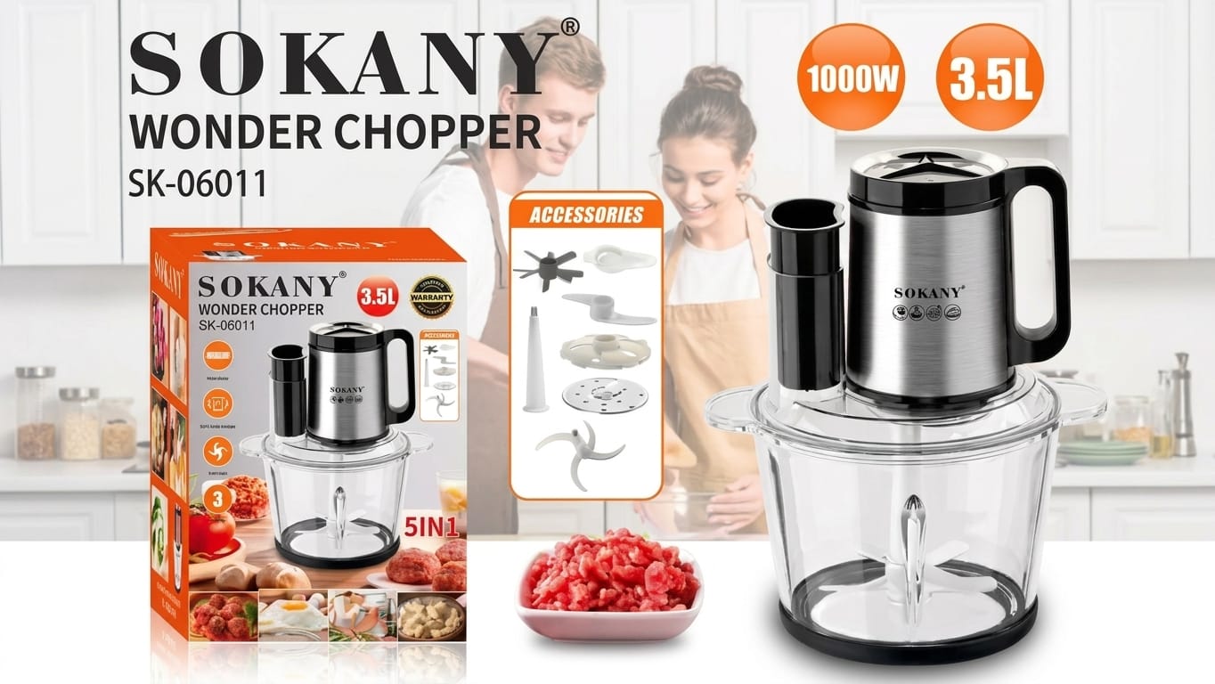 procesador de alimentos 5 EN 1 /3.5L/  /SK-06011/  /1000W/
