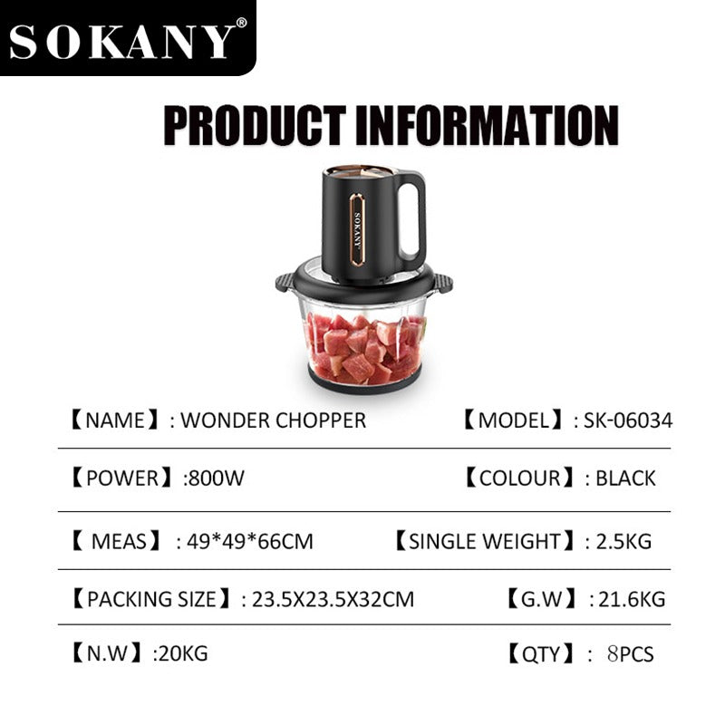 procesador de alimentos 3.0L /SK-06034/ /800W/