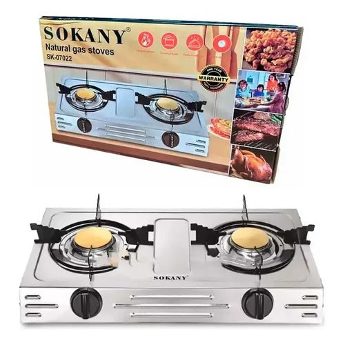 plantilla de gas 2 quemador SK-07022