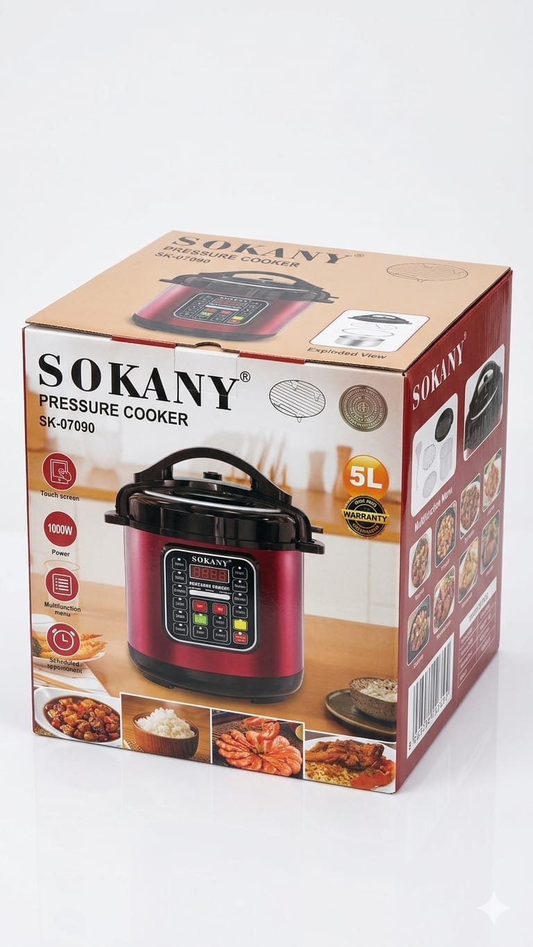 olla de presion multifuncional 5L /SK-07090/ (1000W)