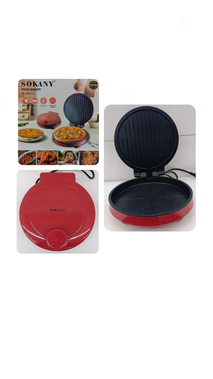 PIZZA MAKER SK-80013 (1000W)