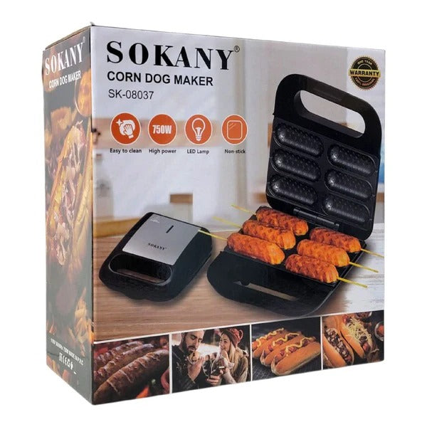 maquina para hacer perritos rebozados sk-08037 (750w)