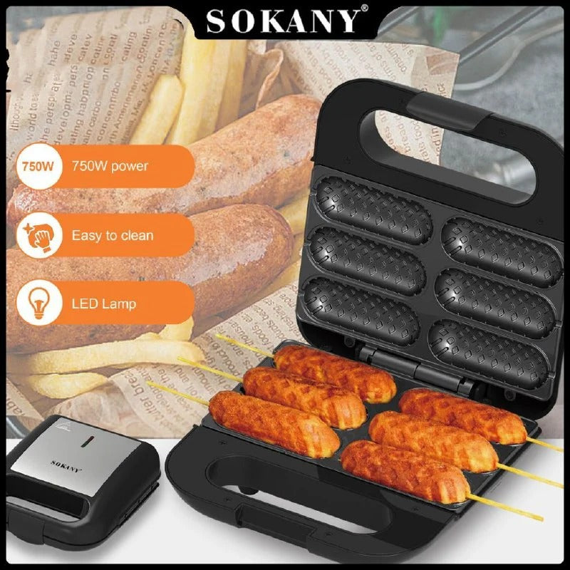 maquina para hacer perritos rebozados sk-08037 (750w)