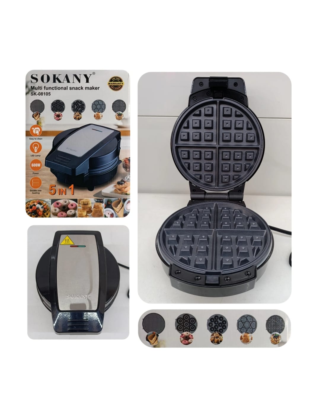 WAFLERA 5 EN 1 SK-08105 (600W)