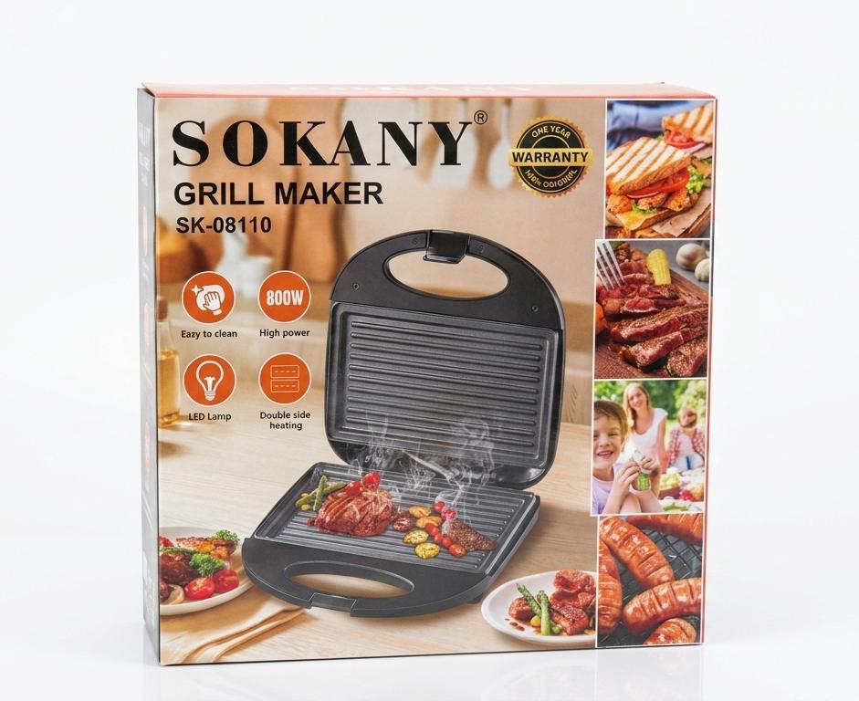 PARRILLA ELECTRICA SK-08110 (800W)