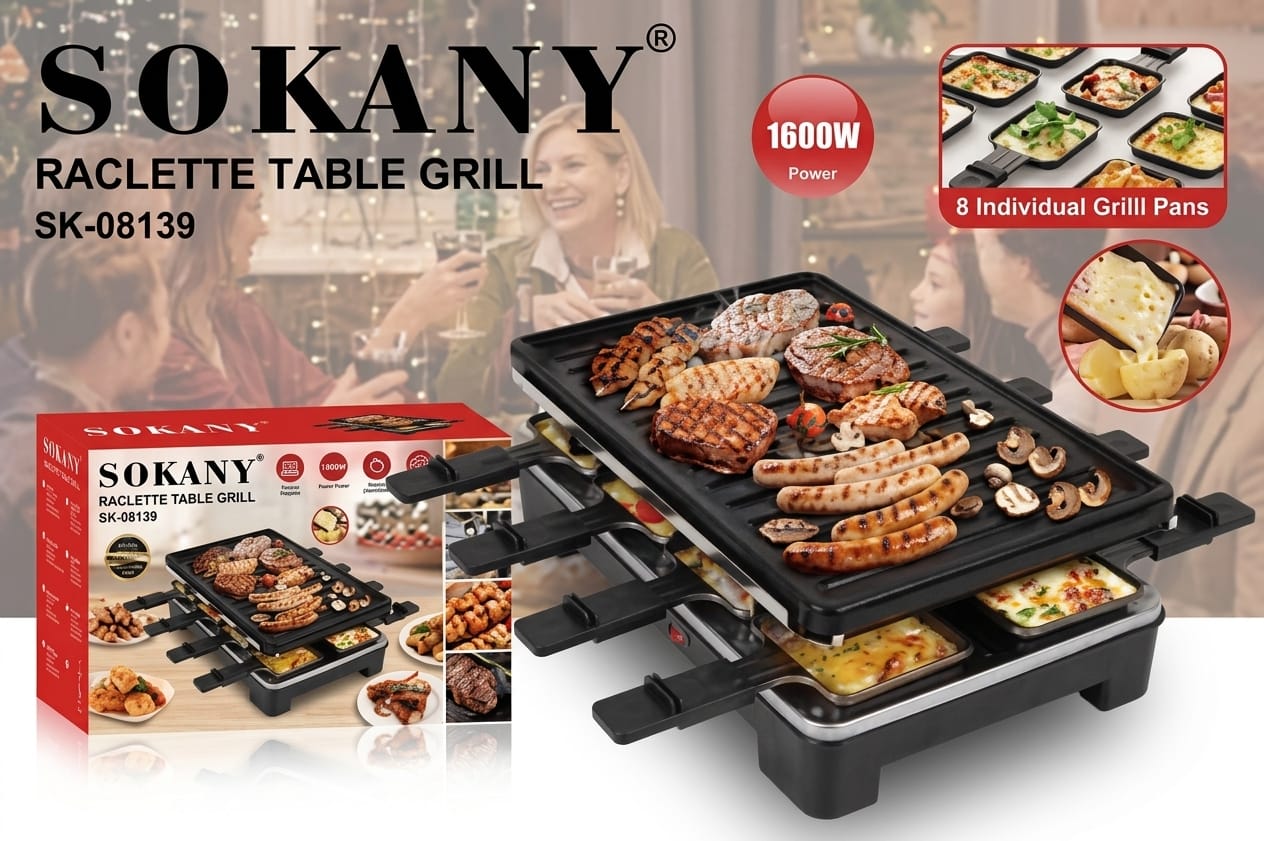 parrilla multiuso SK-08139 /1600W/