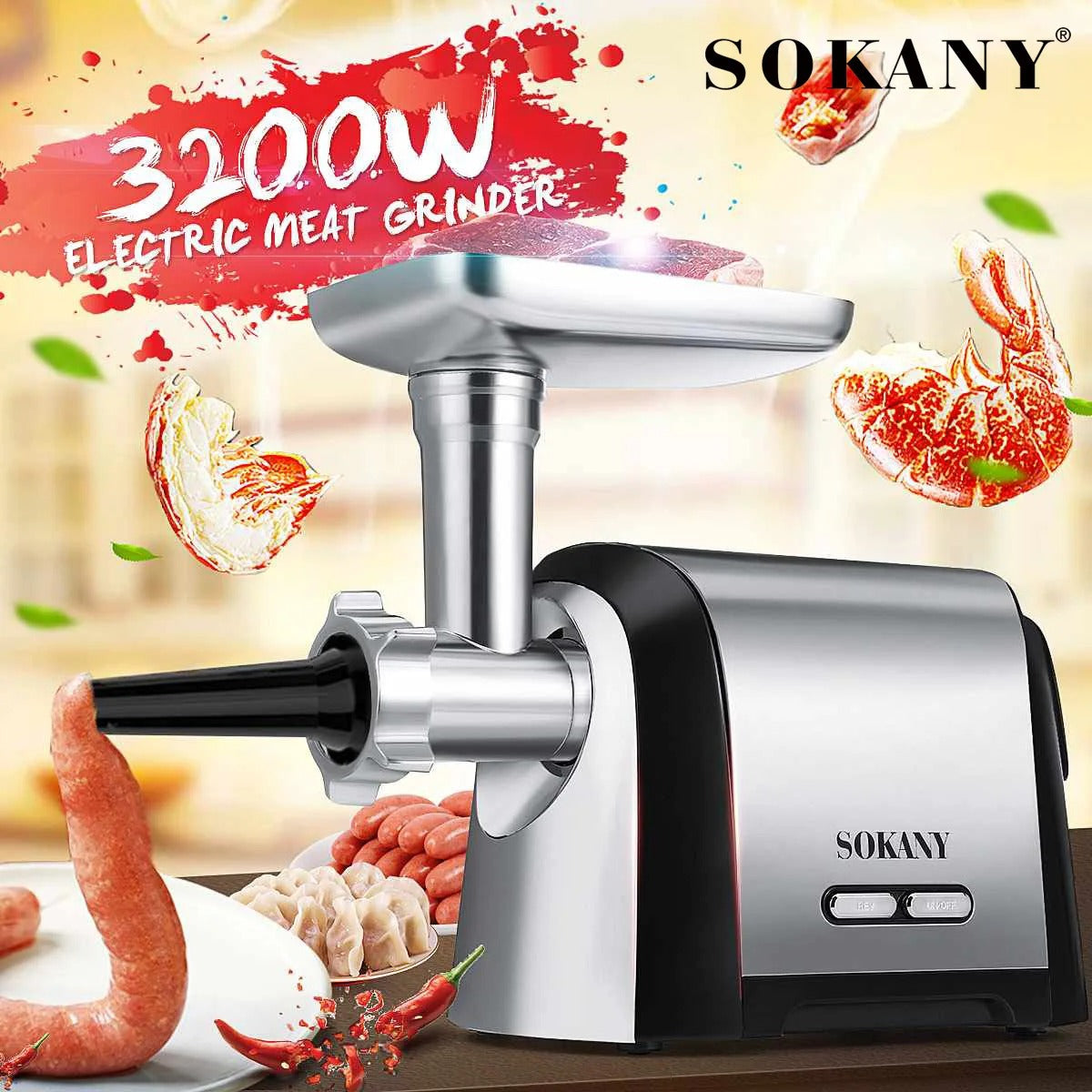 picadora de carne SK-088 (3200W)