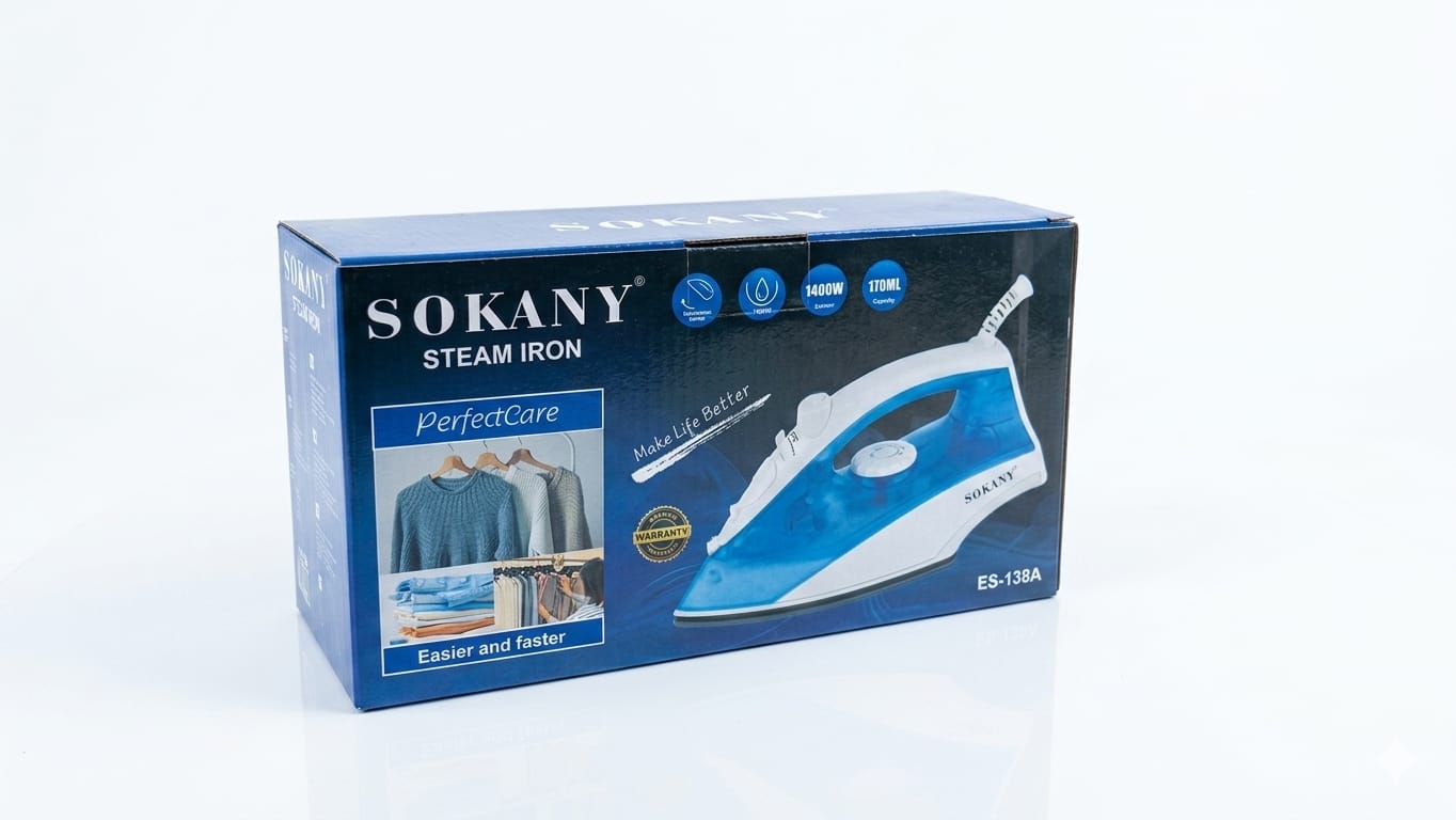plancha de ropa ES-138A (1400W,170ML)