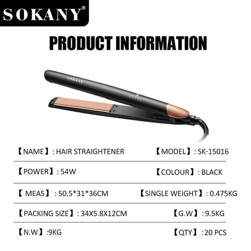 plancha de pelo sk 15016 (54w)