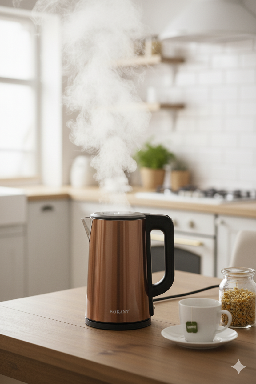 Hervidora de Agua SK-SH-1088 | Capacidad| estilo |eficiencia en tu cocina | 2.5 litros | 1200w |