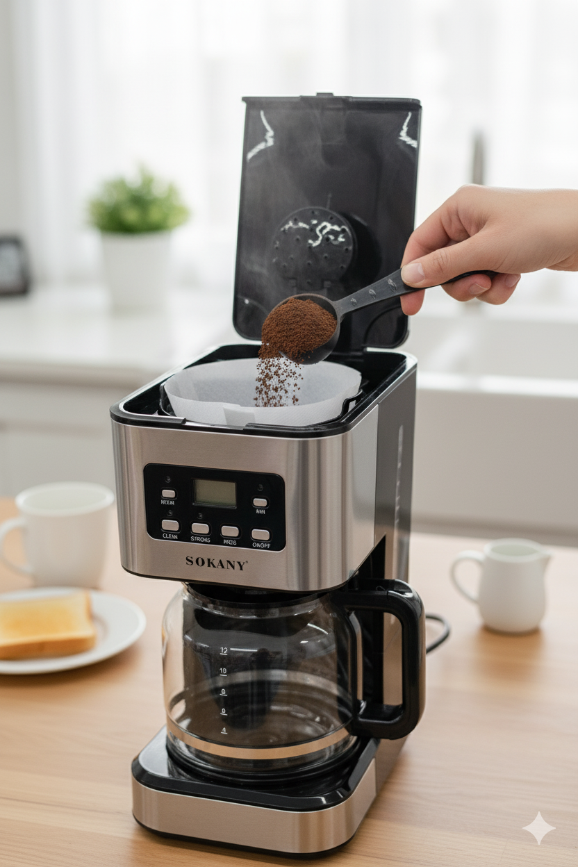 Coffee Maker| CM-121E | Comodidad| capacidad de 12 tazas| 1.5 litros|