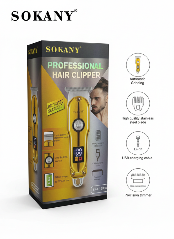 Afeitadora Profesional Sokany |SK-LF-9988| 8w | recargable |