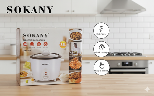 Arrocera SK-07059 |Capacidad| rapidez | resistencia| 900w| 2.2 litros| 12 tazas|