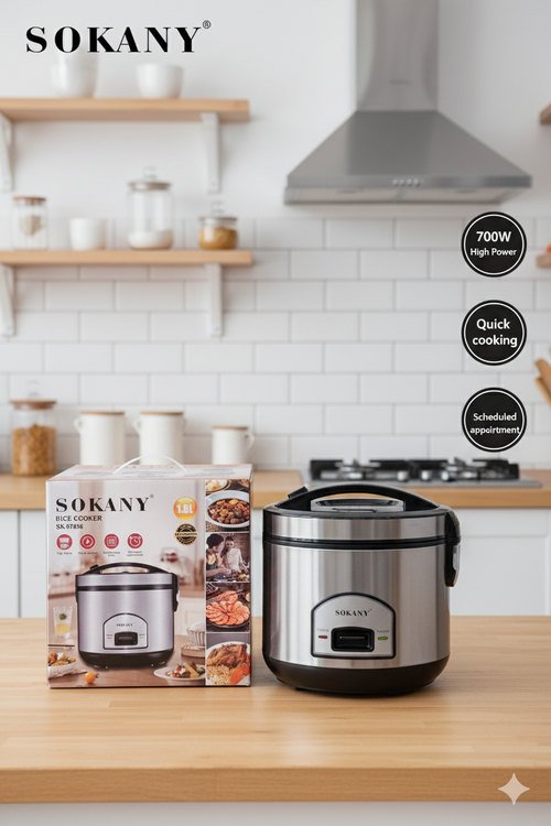 Arrocera| SK-07056 |Práctica| segura| diseñada para durar| 700w| 10 tazas|