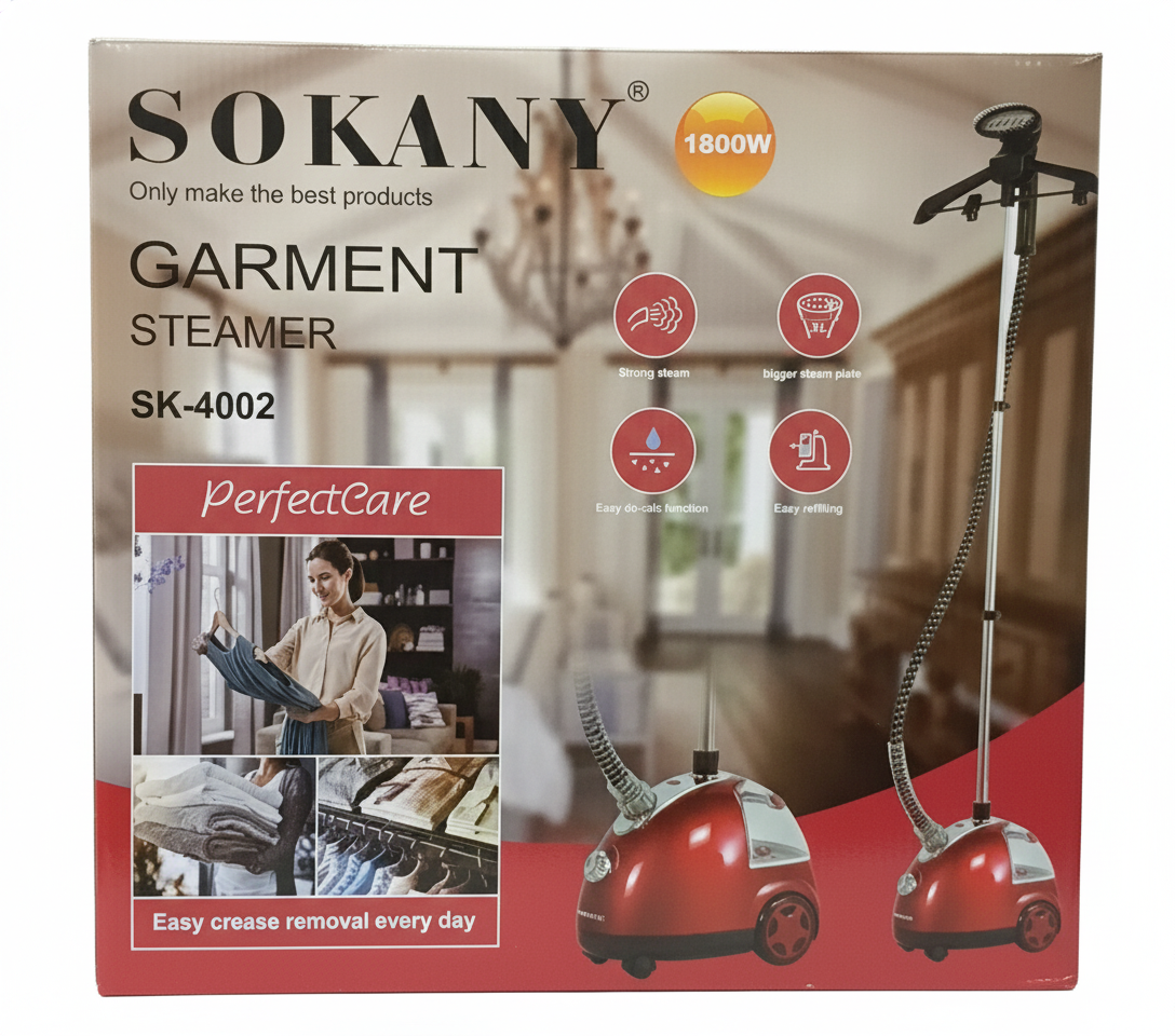 Plancha de Vapor Sokany | SK-4002 | 1800w | 1.6 litros |