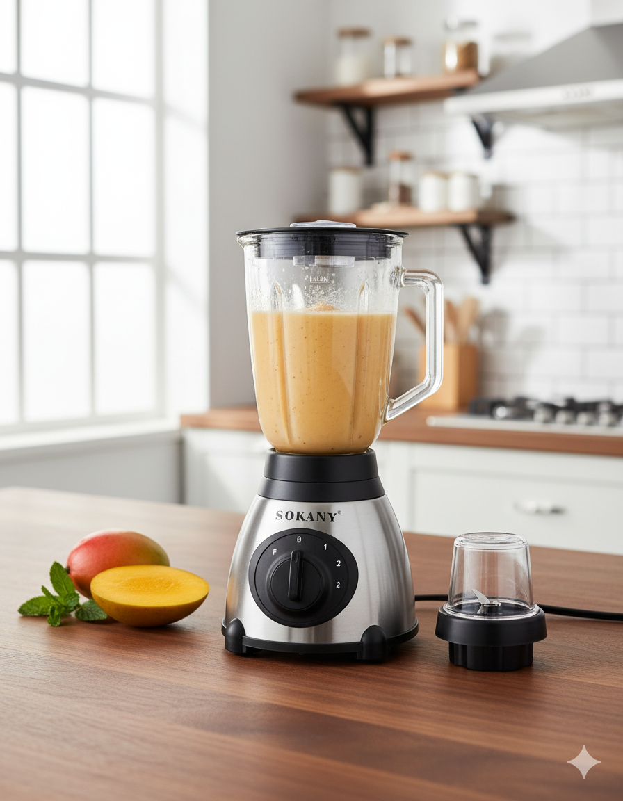 Licuadora Sokany |SK-144| 450w | 3 velocidades | 1.5 litros |