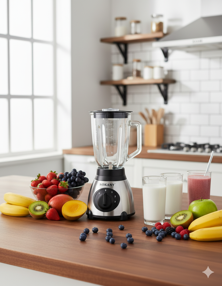 Licuadora Sokany |SK-144| 450w | 3 velocidades | 1.5 litros |