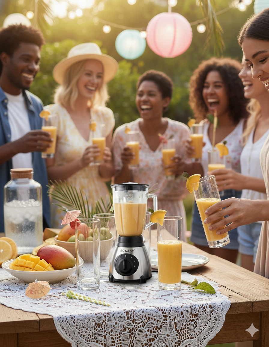 Licuadora Sokany |SK-144| 450w | 3 velocidades | 1.5 litros |