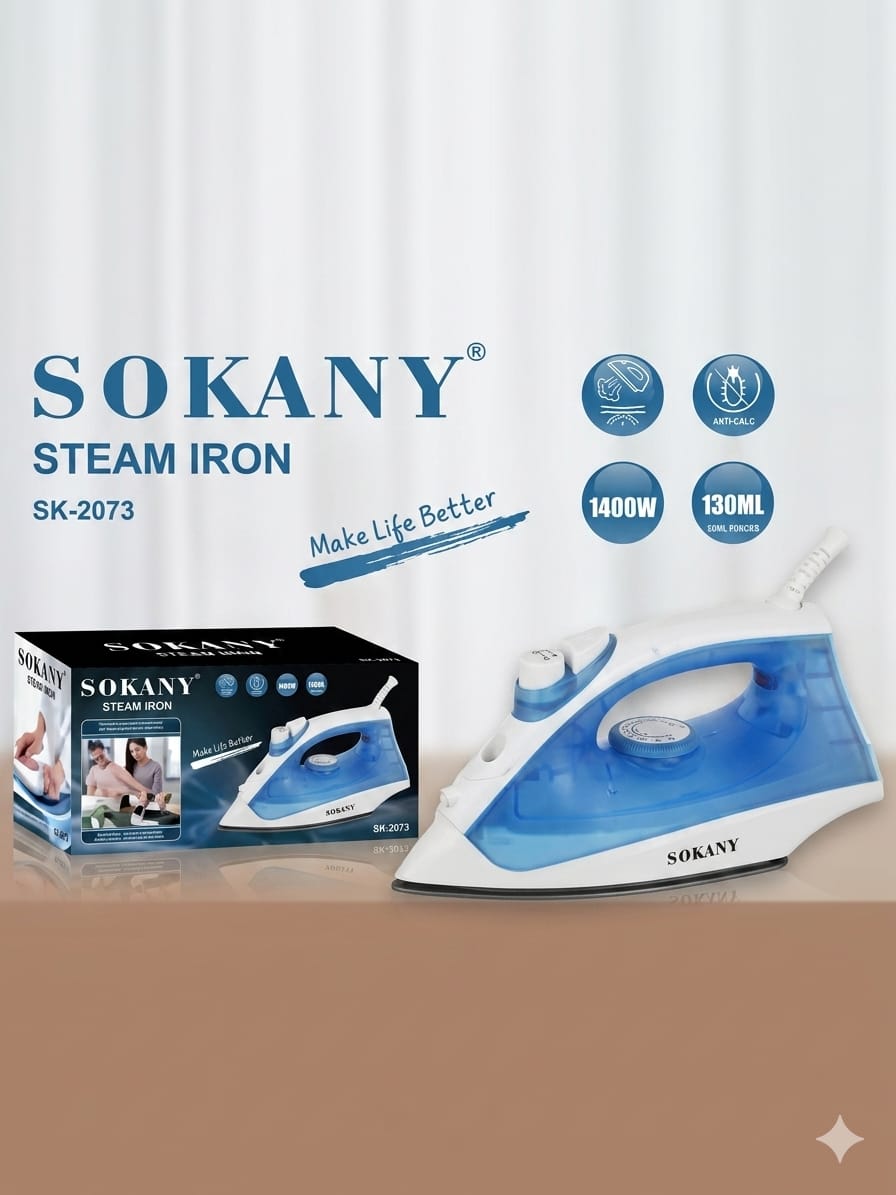 PLANCHA DE ROPA SK-2073 (1400W)
