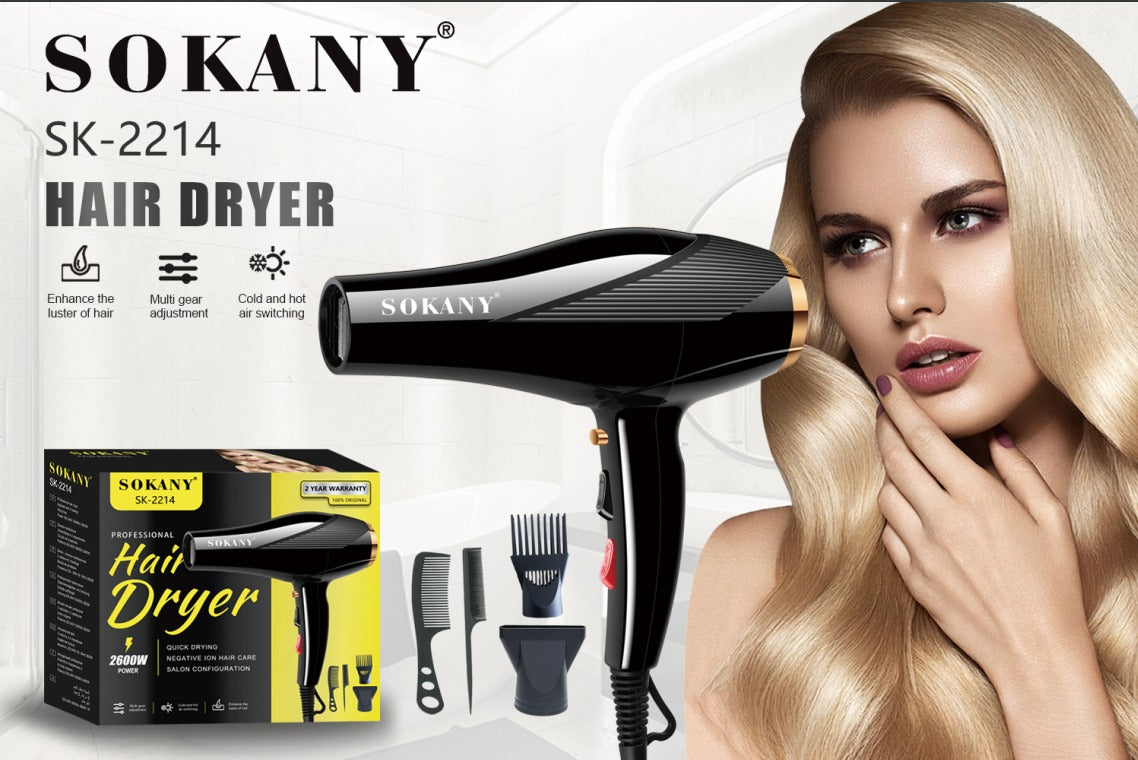 secadora de pelo sk-2214 (2600w)