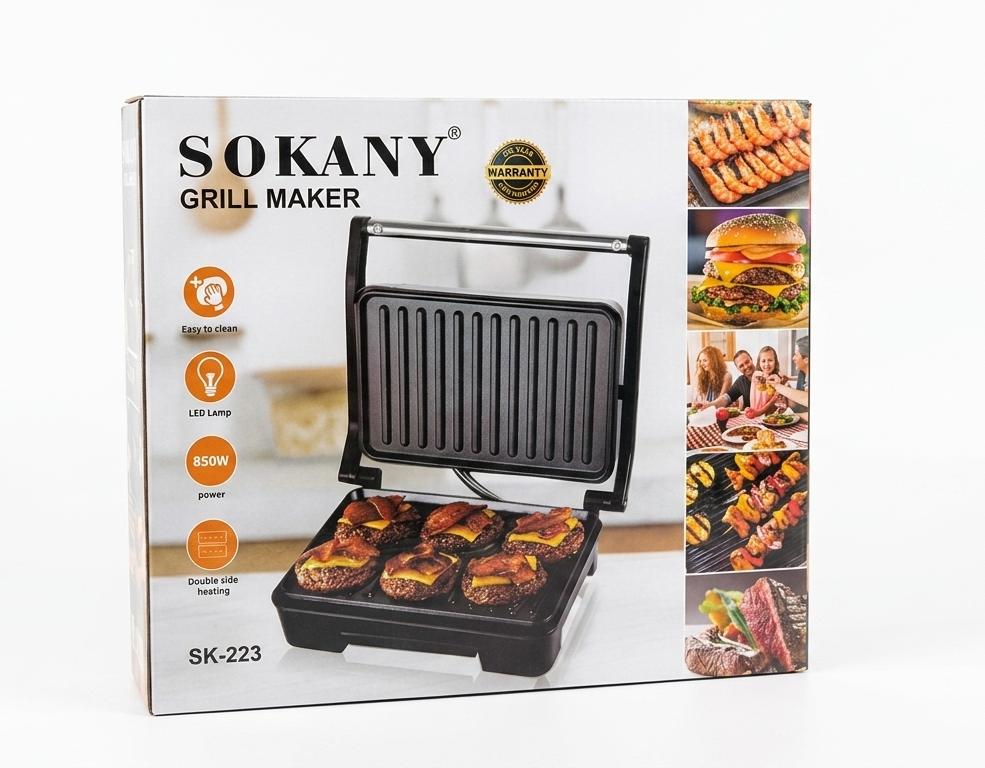 parrilla electrica  SK-223 (850W)