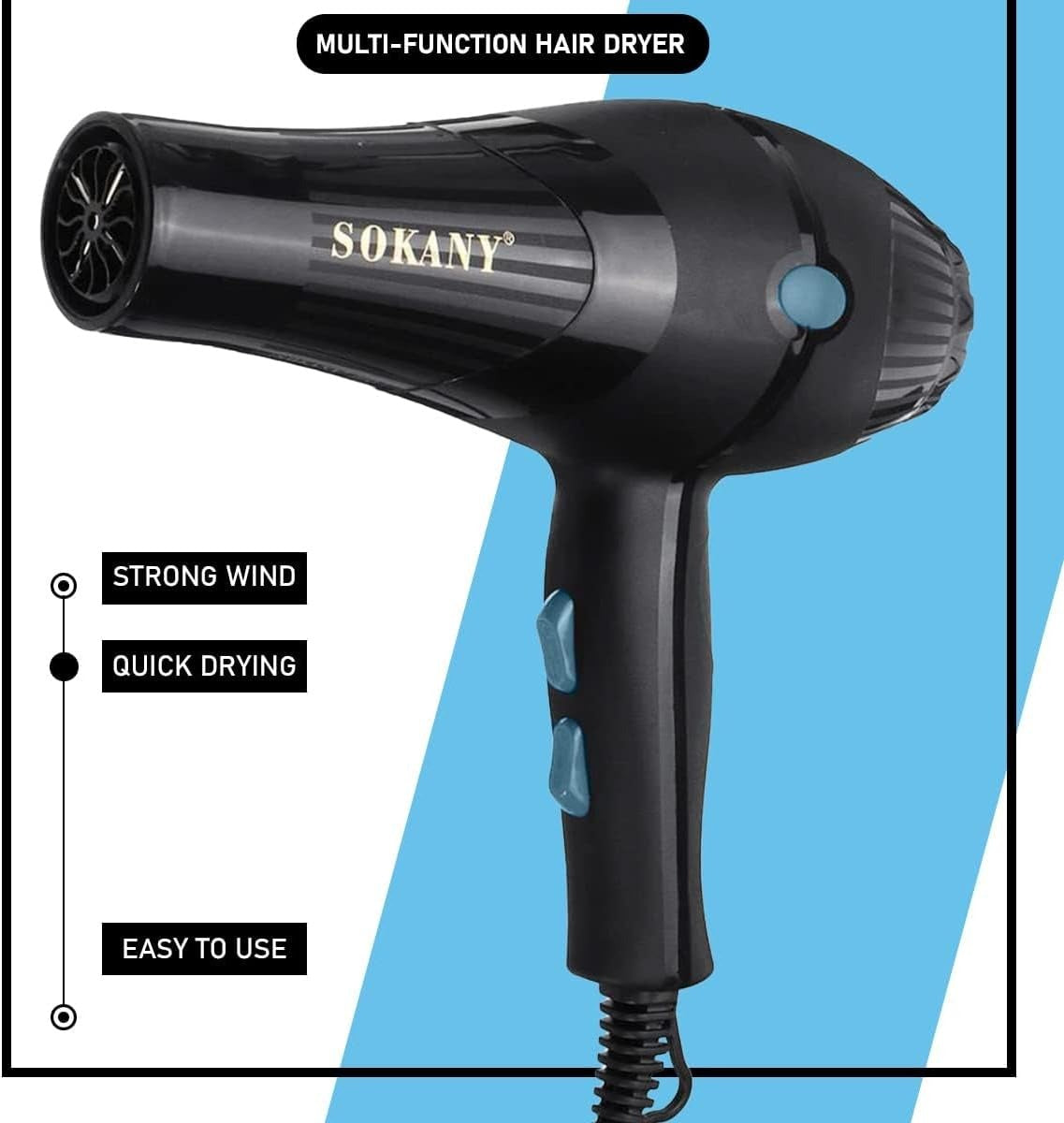 secadora de pelo HS-3210 (2600w)