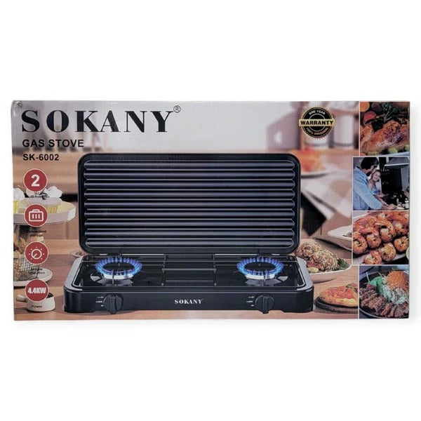 plantilla de gas 2 quemador SK-6002 /4.4KW/