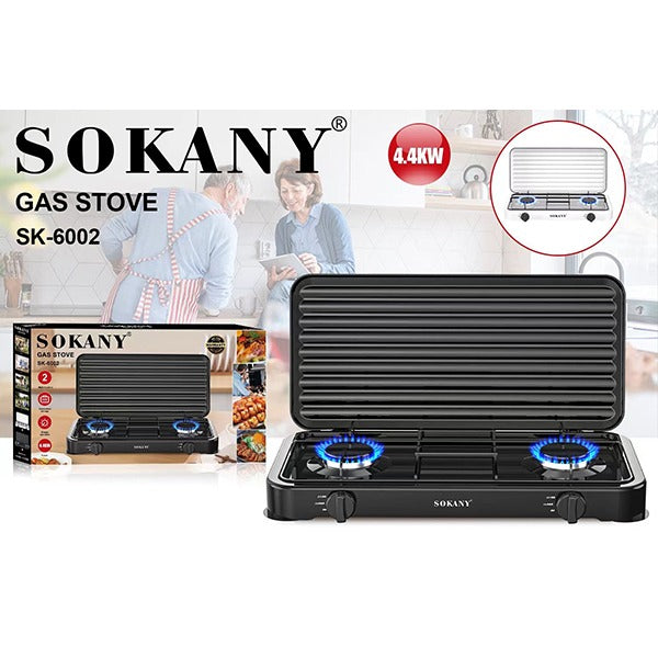 plantilla de gas 2 quemador SK-6002 /4.4KW/