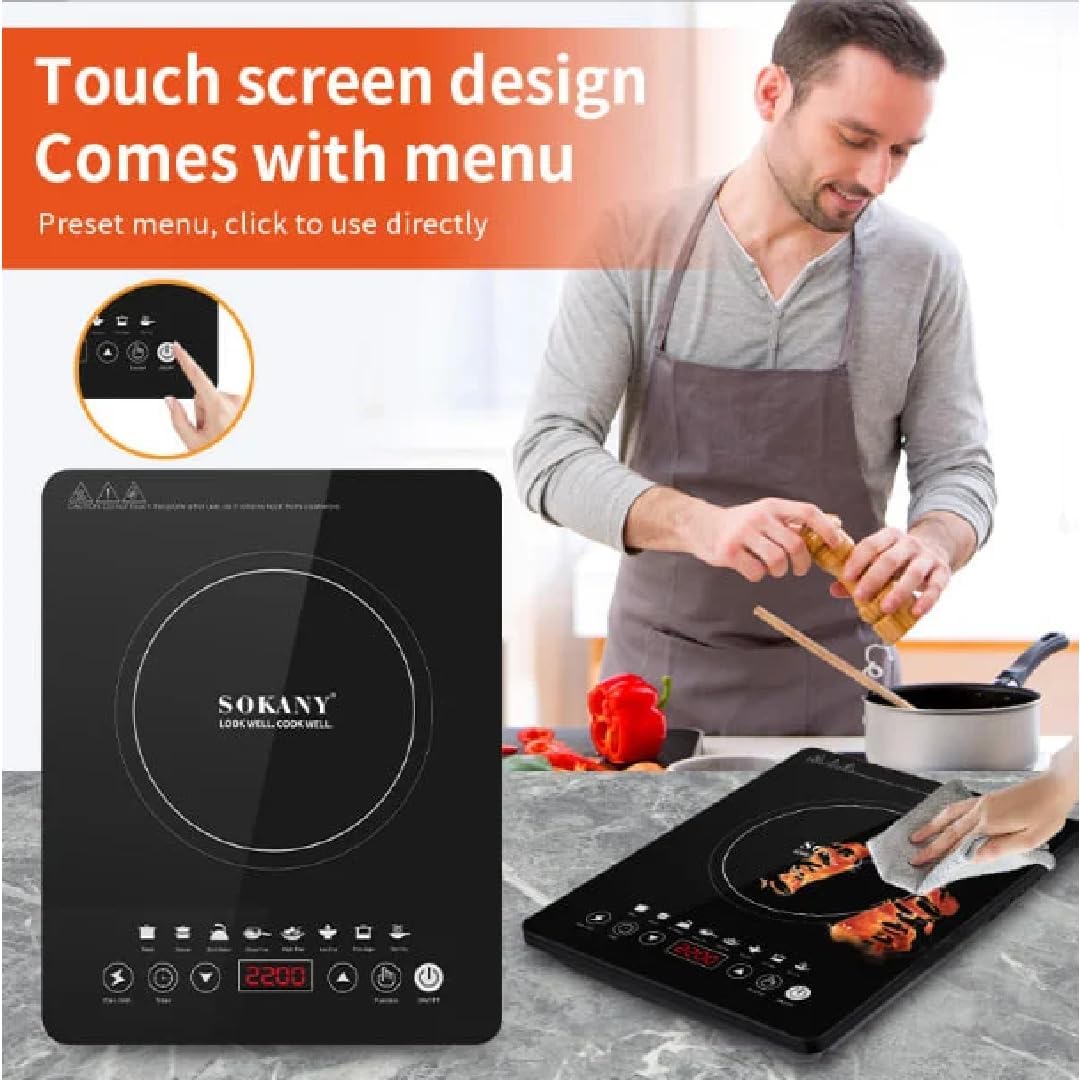 Cocina de Inducción Sokany SK-07076 | Estufa Eléctrica Digital | Sokany Costa Rica