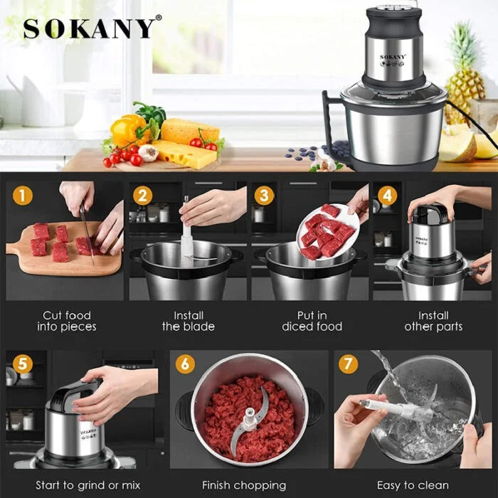 procesador de alimentos 4.0L /SK-7028/ /800W/