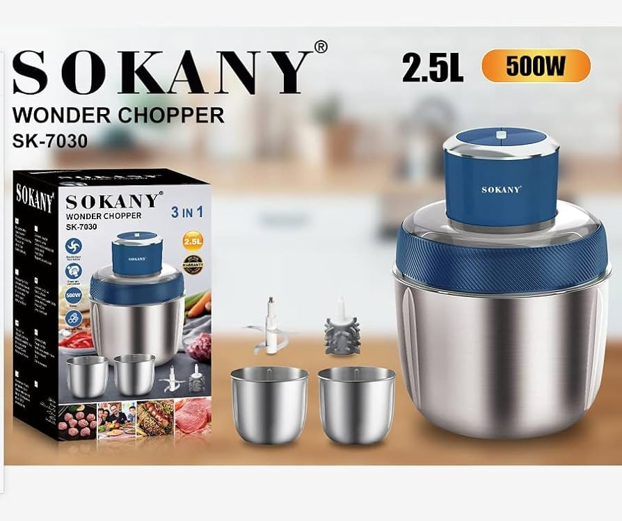 procesador de alimentos 3 EN 1 / 2.5L/  /SK-7030/ /500W/