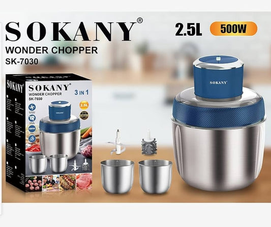 procesador de alimentos 3 EN 1 / 2.5L/  /SK-7030/ /500W/