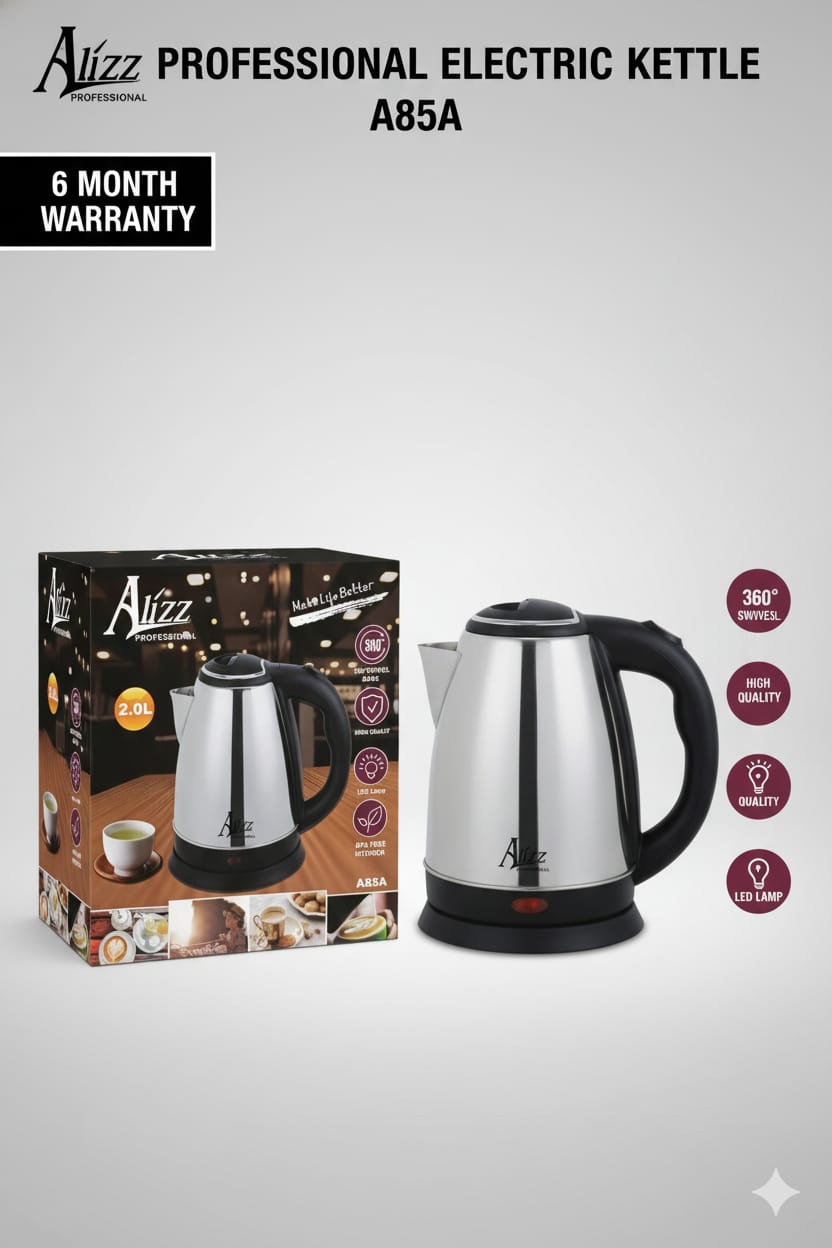 Hervidora Alizz A85A — |Potencia, seguridad y estilo para tu cocina | 2200 W|