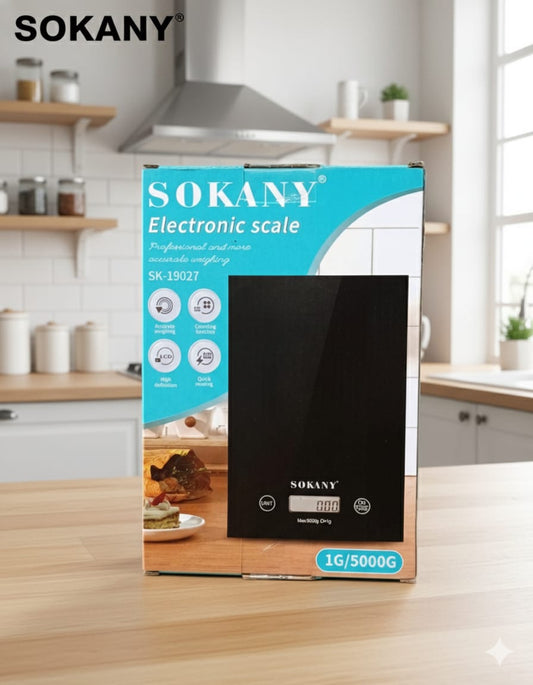 Báscula Digital SK-19027 — Precisión portátil para tu día a día