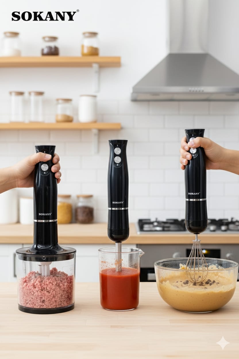 Sokany WK-1710-4| 4 en 1| potencia| versatilidad| resultados profesionales|