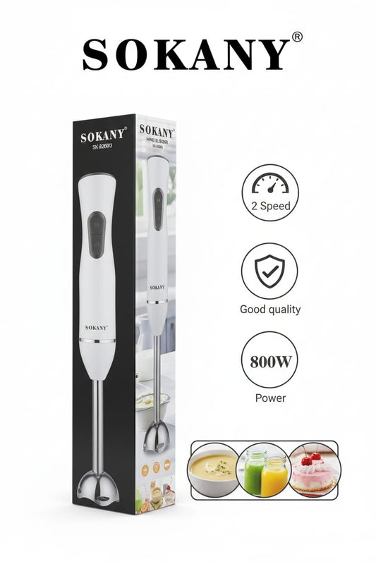 Batidora de Mano SK-02003|Potencia y comodidad| para un mezclado perfecto| 600w|