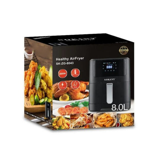 Freidora de Aire Sokany SK-ZG-8043 de 8 Litros 2000W | Sokany Costa Rica