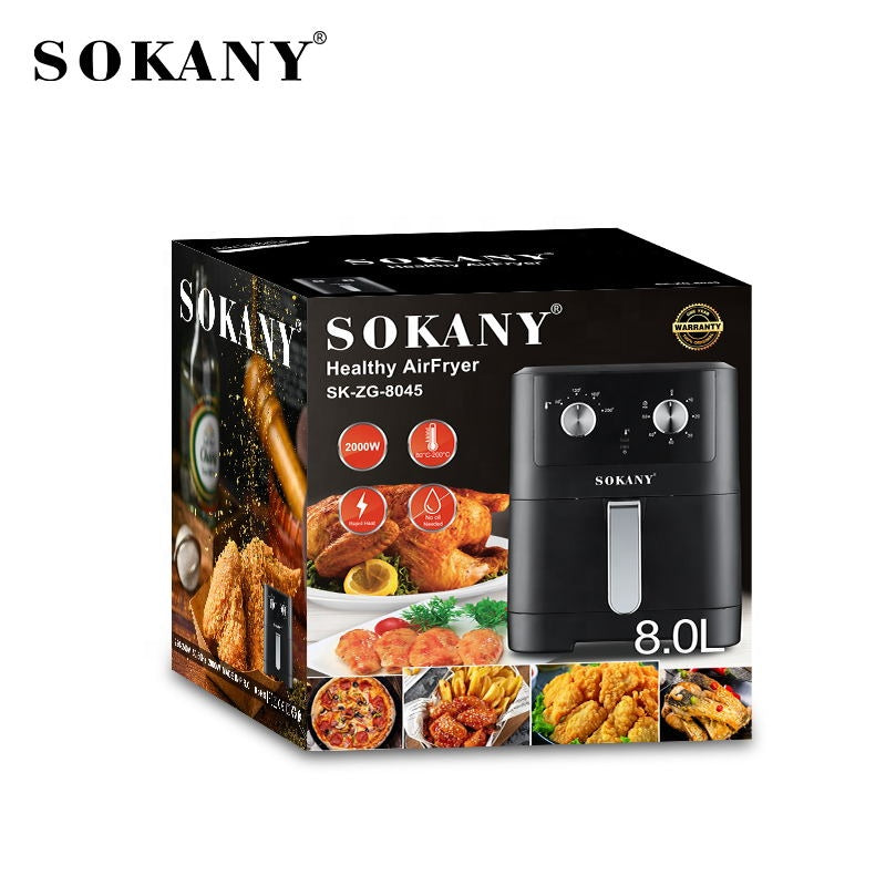Freidora de Aire Sokany SK-10053 con Control Digital | Sokany Costa Rica