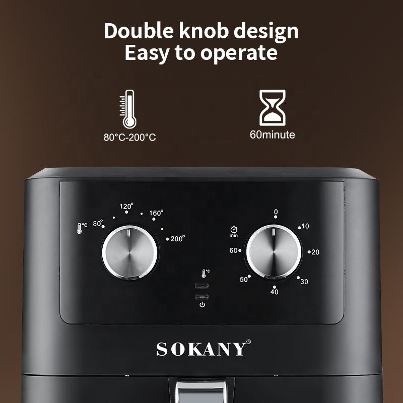 Freidora de Aire Sokany SK-10053 con Control Digital | Sokany Costa Rica