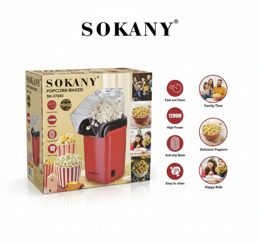 Máquina de Palomitas |SK-07045| Rápida|práctica | perfecta para cualquier ocasión| 1200w|