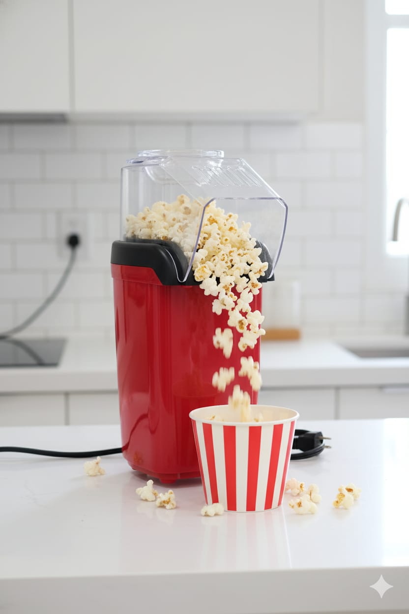 Máquina de Palomitas |SK-07045| Rápida|práctica | perfecta para cualquier ocasión| 1200w|