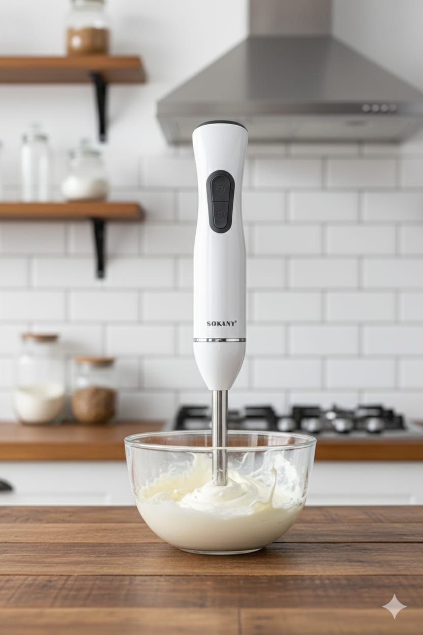 Batidora de Mano SK-02003|Potencia y comodidad| para un mezclado perfecto| 600w|