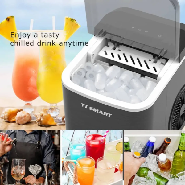 Máquina Trituradora de Hielo Sokany | Dos Tamaños de Cubitos | Función de Autolimpieza | Sokany Costa Rica