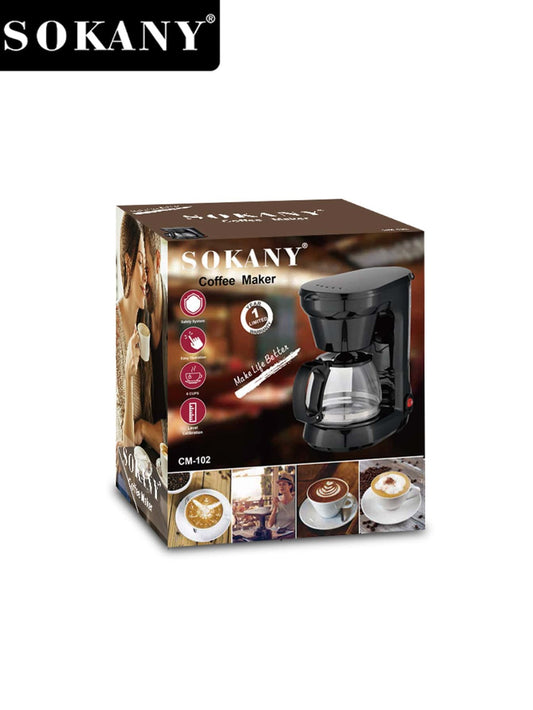 coffee maker cm-102 (650w) 5tazas