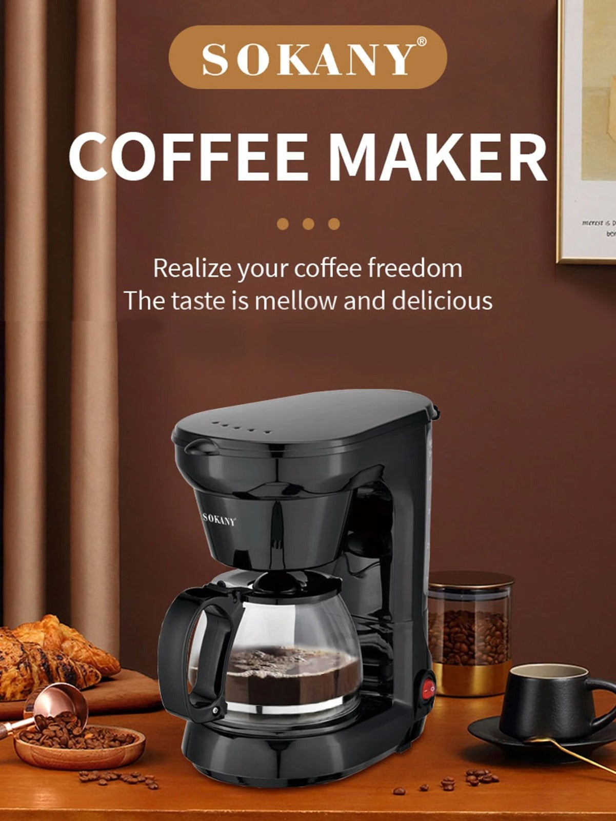 coffee maker cm-102 (650w) 5tazas