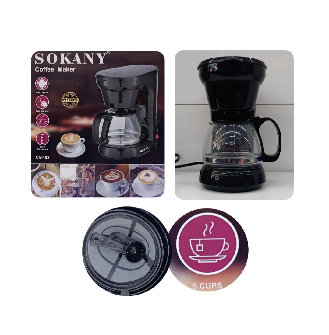 coffee maker cm-102 (650w) 5tazas